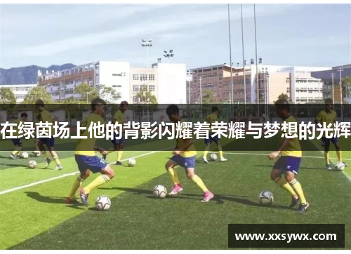 在绿茵场上他的背影闪耀着荣耀与梦想的光辉